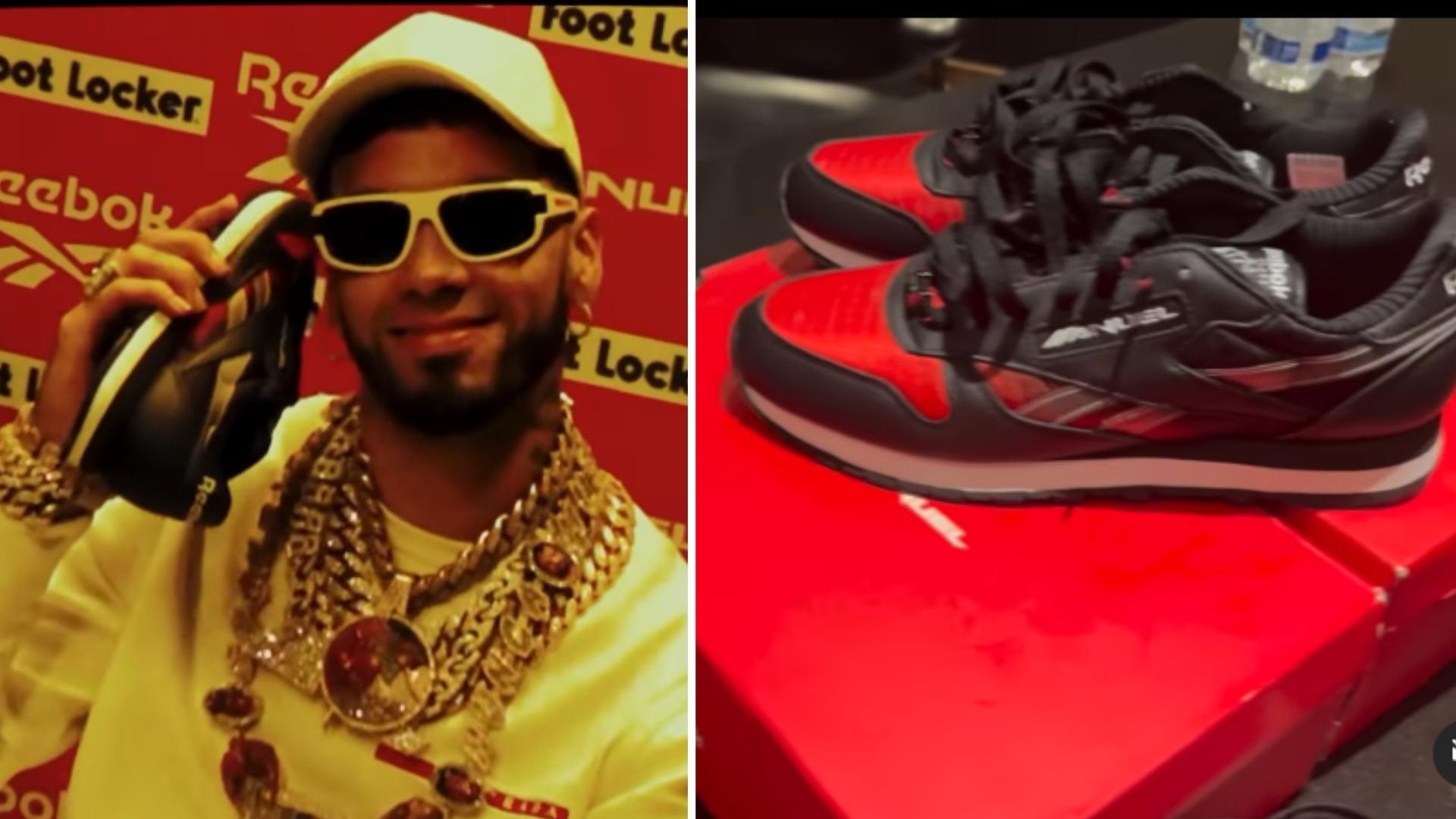 Anuel lanza zapatillas con Reebok