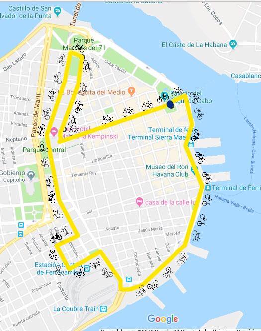 Recorrido de este domingo