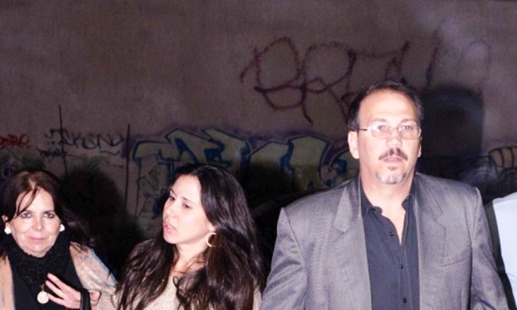 Left to right: Graciela Ramírez, director of *Resumen Latinoamericano*; Annalie Lilliam Rueda Cardero, wife of Alejandro Castro Espín; and Alejandro Castro Espín, son of Raúl Castro and former head of Cuba's intelligence services. The photograph was taken during a visit to Greece in 2015.