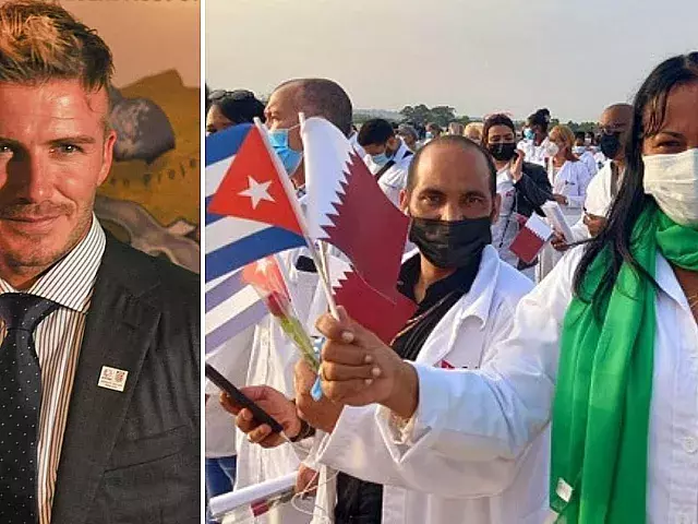 David Beckham, Qatar y los médicos cubanos