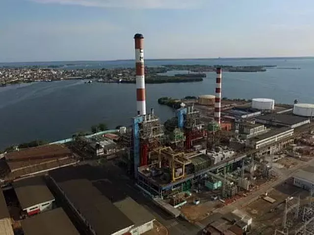 Termoeléctrica Carlos Manuel de Céspedes, de Cienfuegos. Foto: RTV Comercial