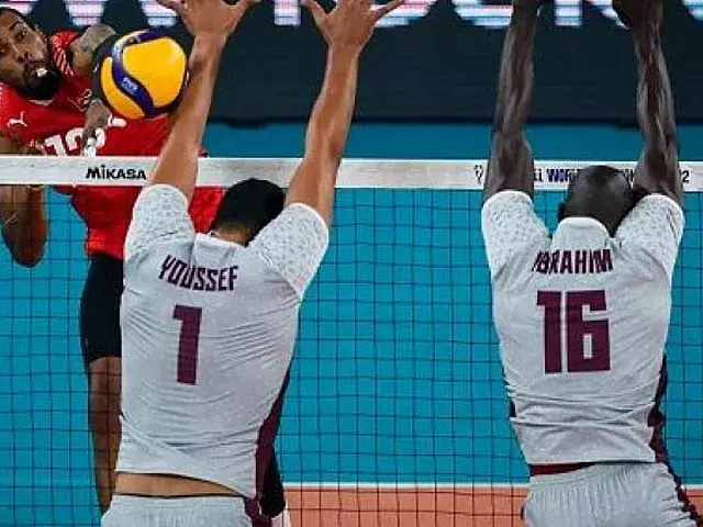 Cuba vence a Qatar en Mundial de voleibol. Foto: Cubasí