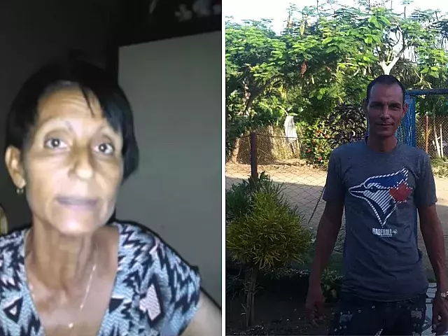 Yasmani García Ramírez y su madre- Foto: Facebook