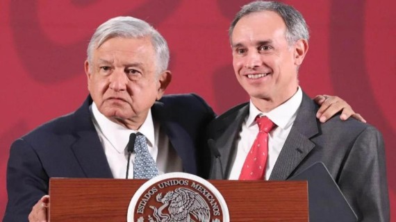 AMLO y López-Gatell. Foto: Archivo de EFE