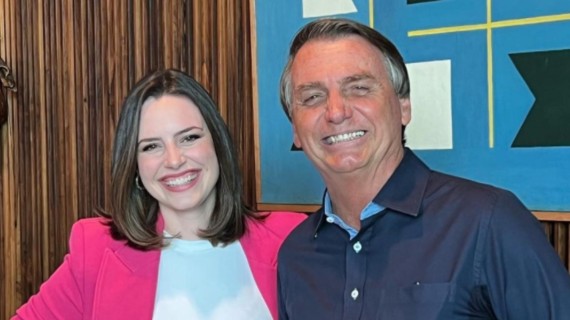 Zoe Martínez y Jair Bolsonaro. Foto: Instagram de Zoe Martínez
