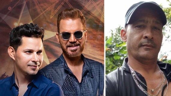 Leoni Torres, Willy Chirino y músico asesinado en Cuba. Fotomontaje: ADN Cuba