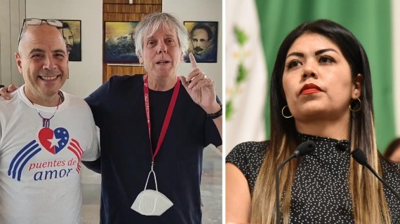 Carlos Lazo y Virulo, activistas castristas en México