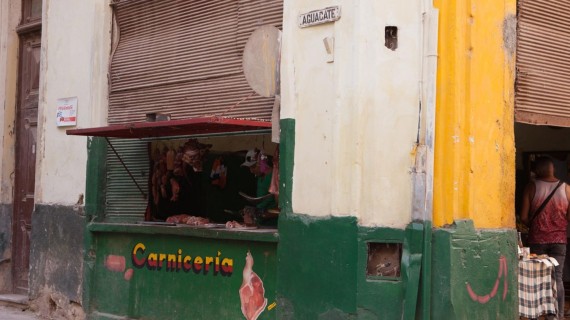Mercado de comida en Cuba. Foto: Didier BIGAND