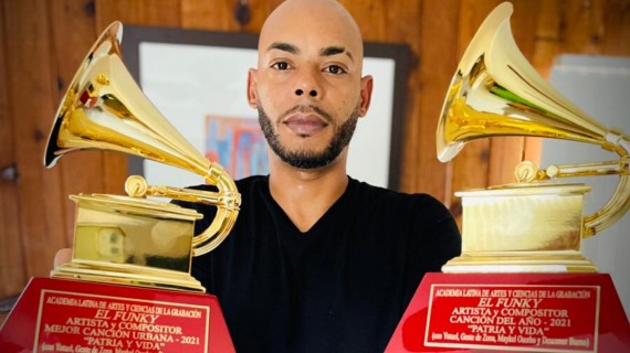 Funky recibe Latin Grammys de “Patria y Vida”