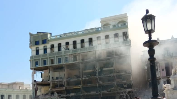 Gran explosión en el Saratoga
