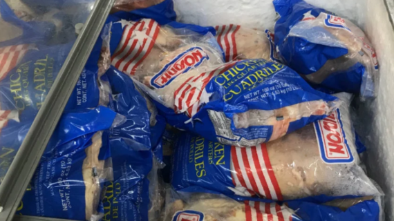 Pollo importado de EEUU
