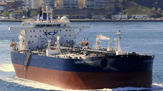 El petrolero Aframax Suvorovsky Prospect.
