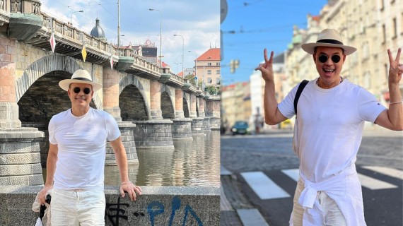 Alexis Valdés celebra su cumpleaños 59 en Praga