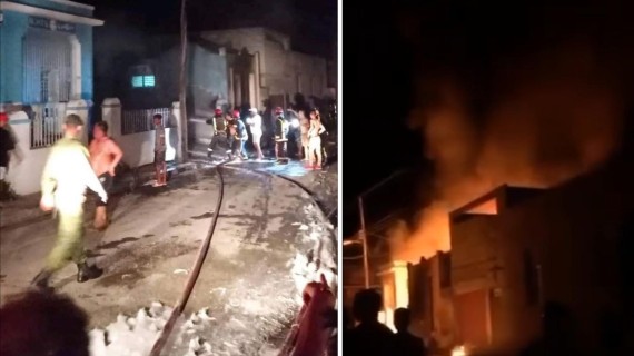 Reportan gran incendio en Las Tunas