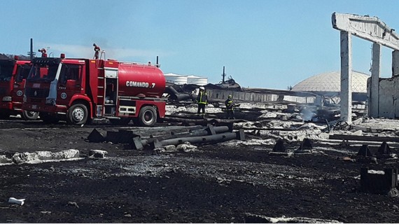 Sin identificar 14 desaparecidos en incendio de Matanzas. Foto:ACN