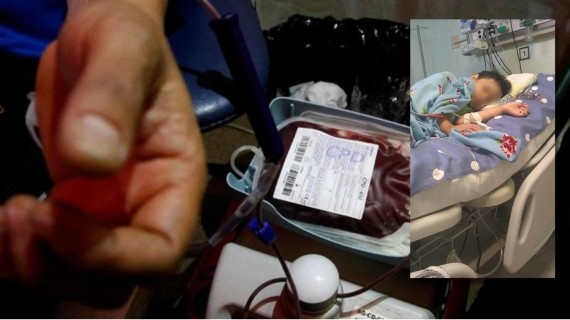 Piden donar sangre para niño con leucemia