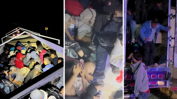 Encuentran a 26 cubanos en rastras llenas de migrantes en México