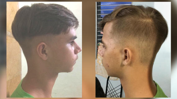 Jonatan Emanuel no pudo entrar a clases debido a su corte de cabello