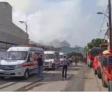 Incendio en cervecería del Cotorro